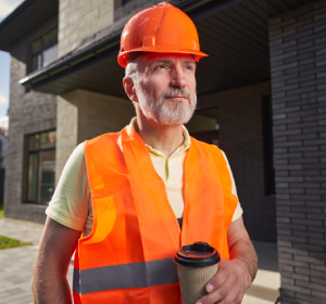 uncle on contruction site
