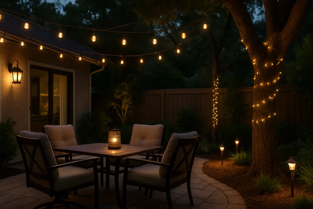 Best Backyard Lighting Ideas for Different Spaces