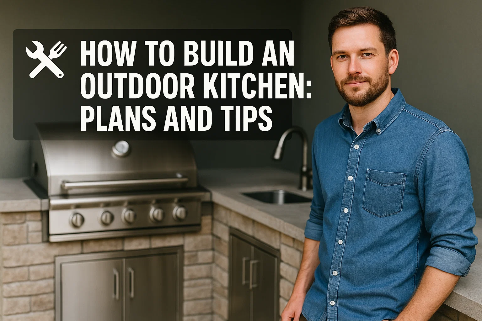 How to Build an Outdoor Kitchen: Plans and Tips