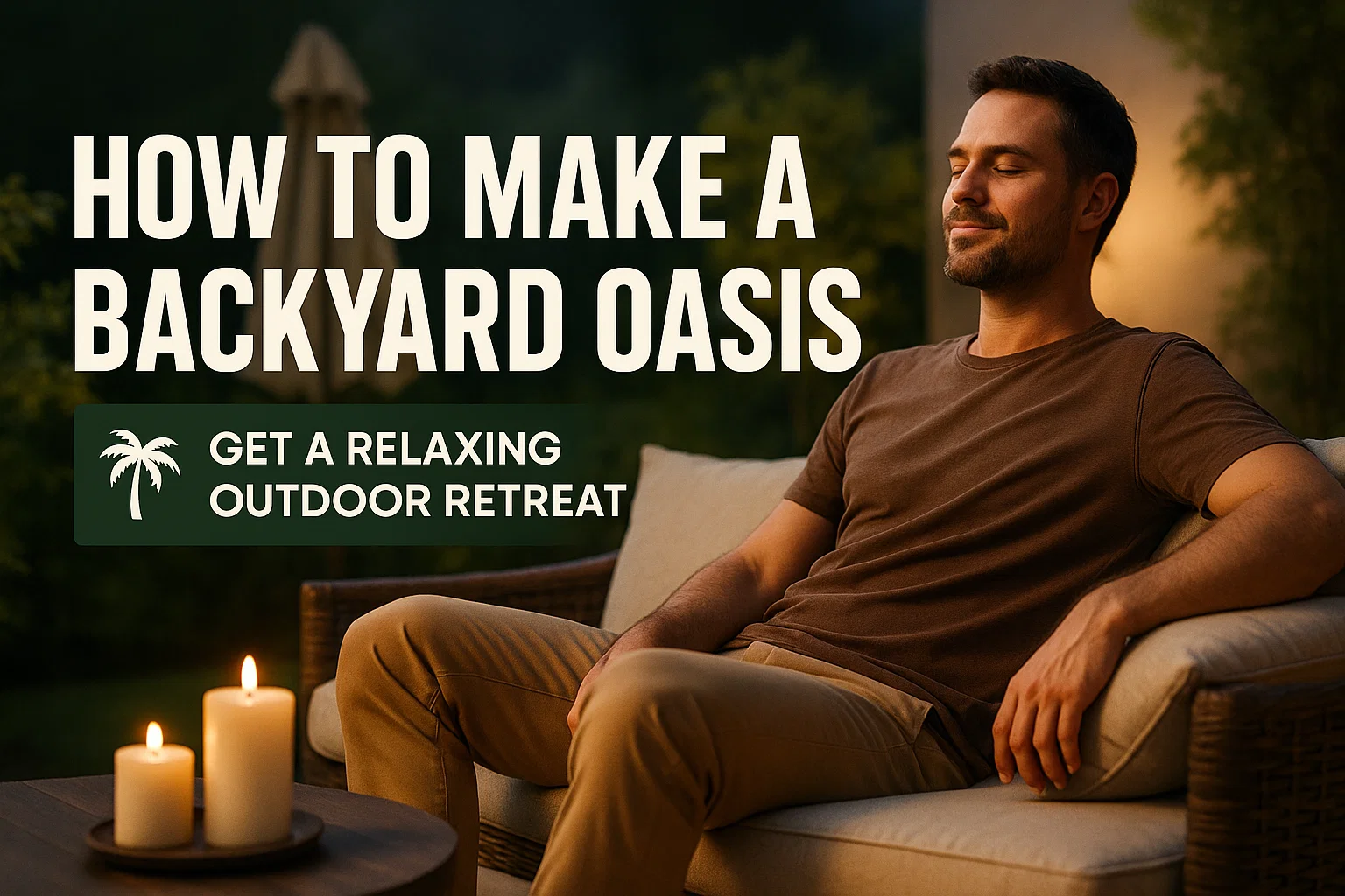 How to Make a Backyard Oasis Get a Relaxing Outdoor Retreat