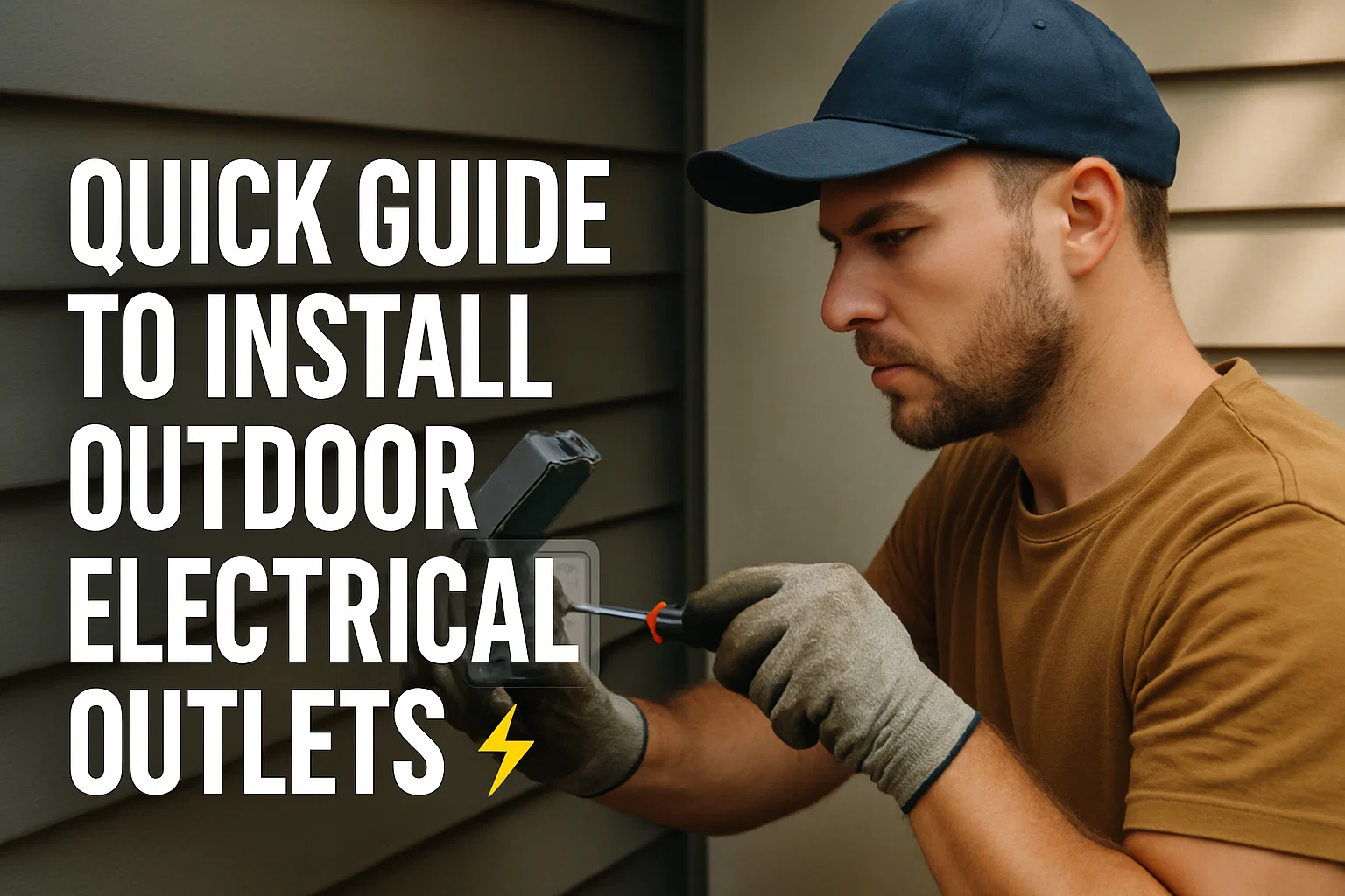Quick Guide to Install Outdoor Electrical Outlets