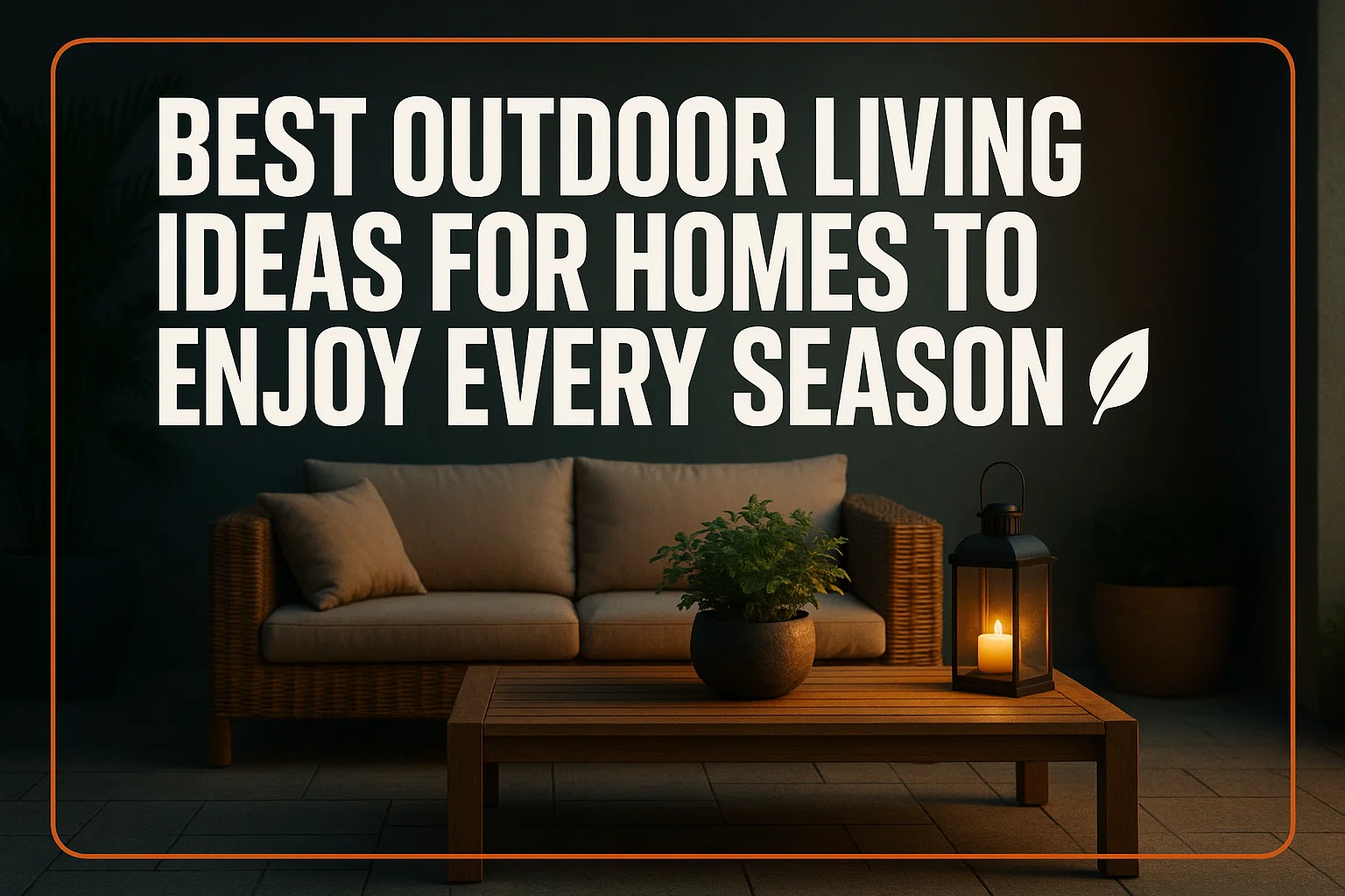 Best Outdoor Living Ideas for Homes to Enjoy Every Season