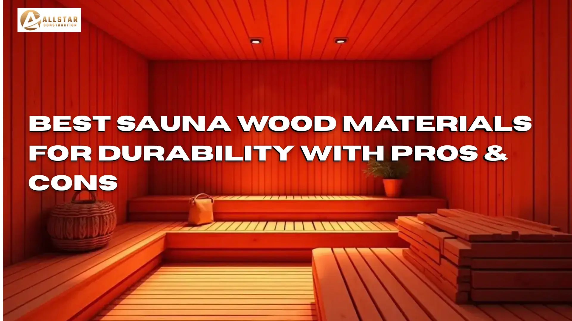 Best Sauna Wood Materials for Durability With Pros & Cons