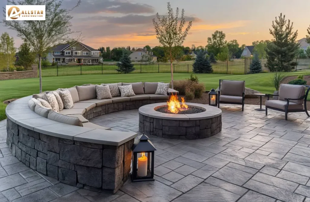 Concrete, Pavers or Decking