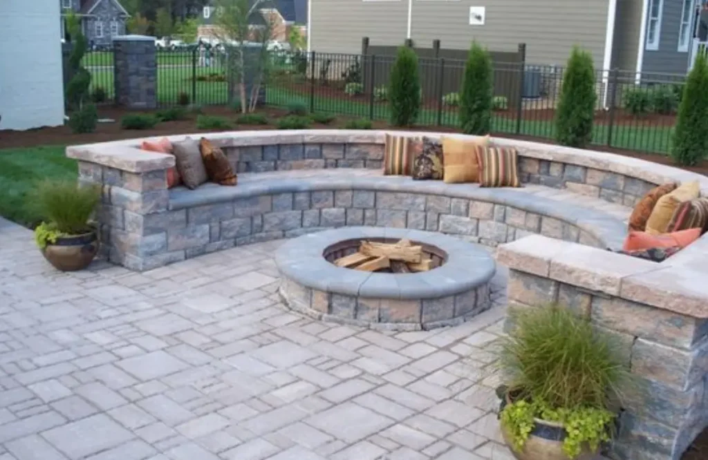 Concrete, Pavers or Decking
