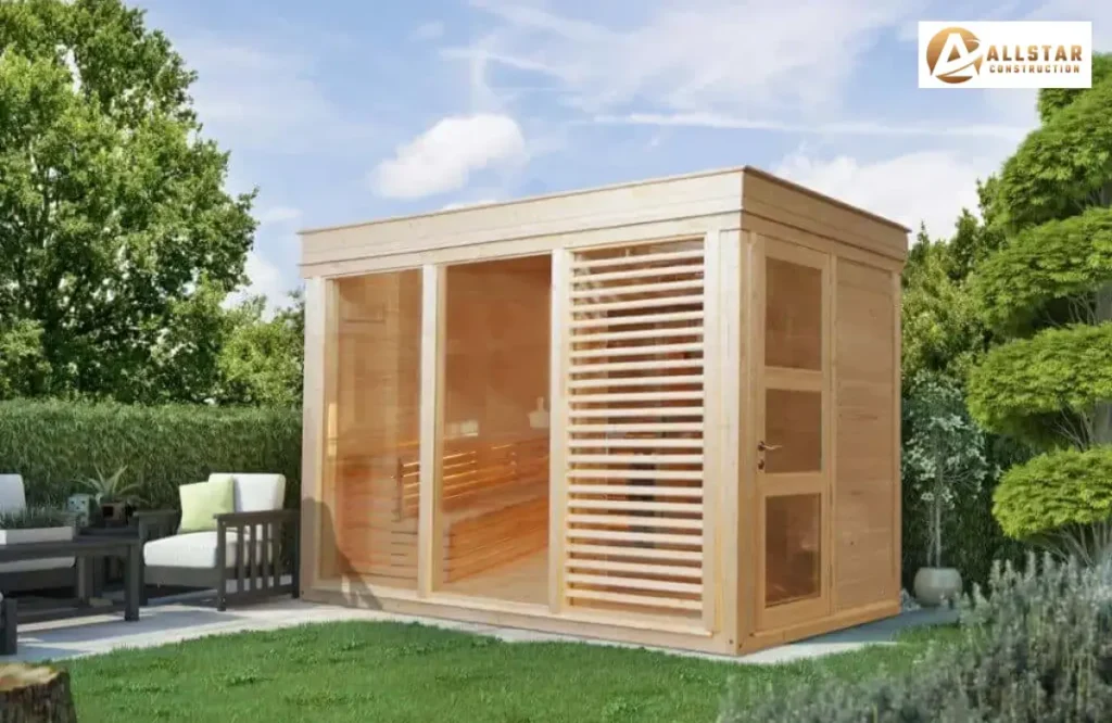 Heat an Outdoor Sauna 