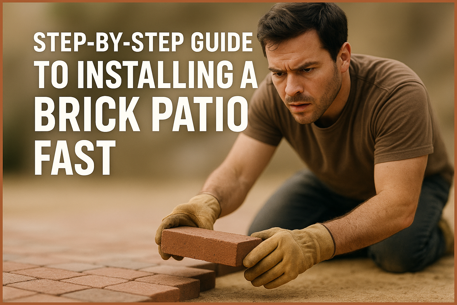Step-by-Step Guide to Installing a Brick Patio Fast