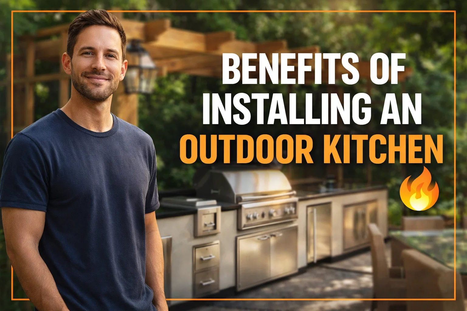 Benefits of Installing an Outdoor Kitchen all star construction