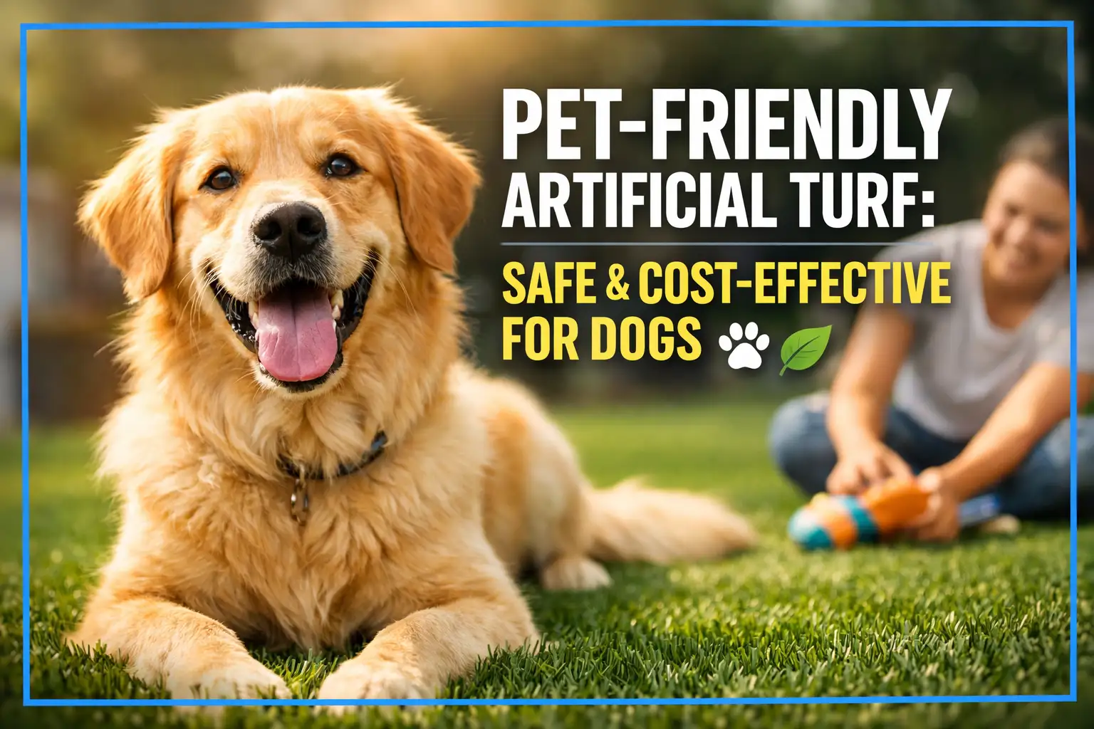 Pet-Friendly Artificial Turf Safe & Cost-Effective for Dogs