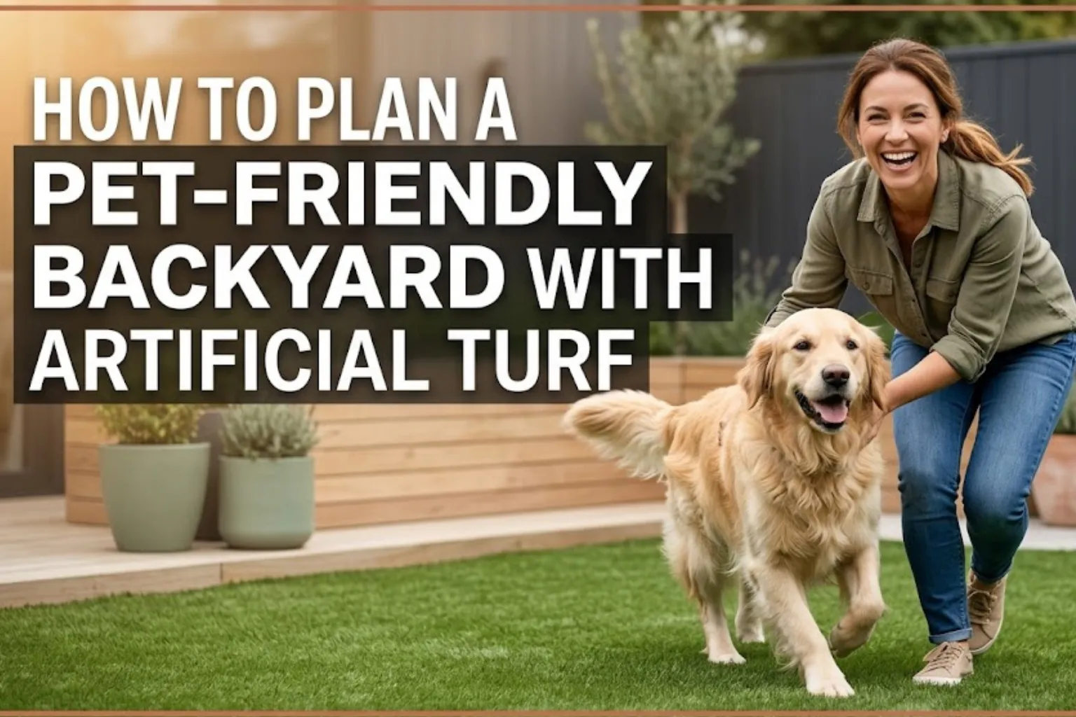 How to Plan a Pet-Friendly Backyard with Artificial Turf