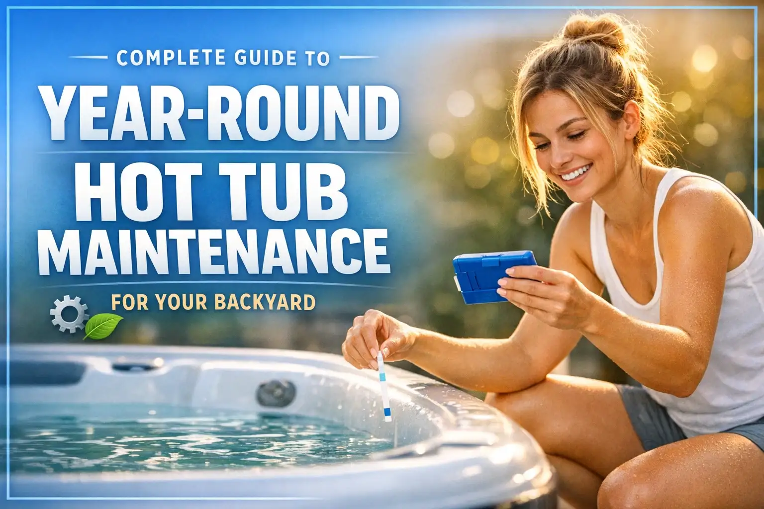 Complete Guide to Year-Round Hot Tub Maintenance for Your Backyard
