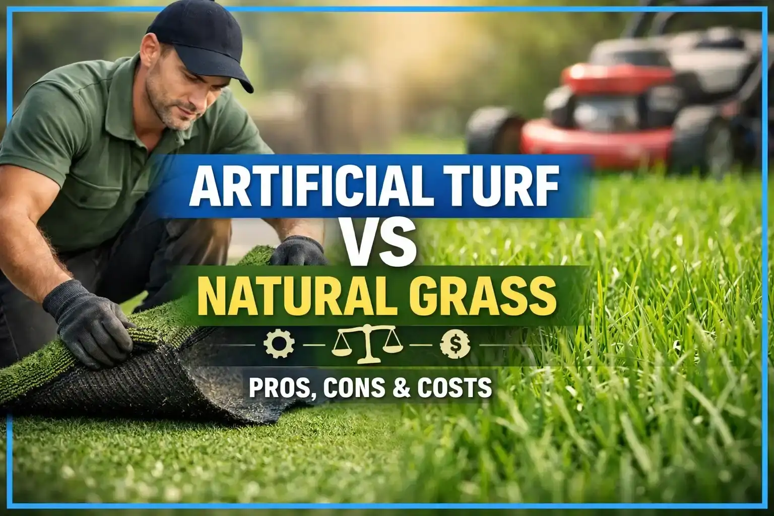 Artificial Turf vs Natural Grass: Pros, Cons & Costs
