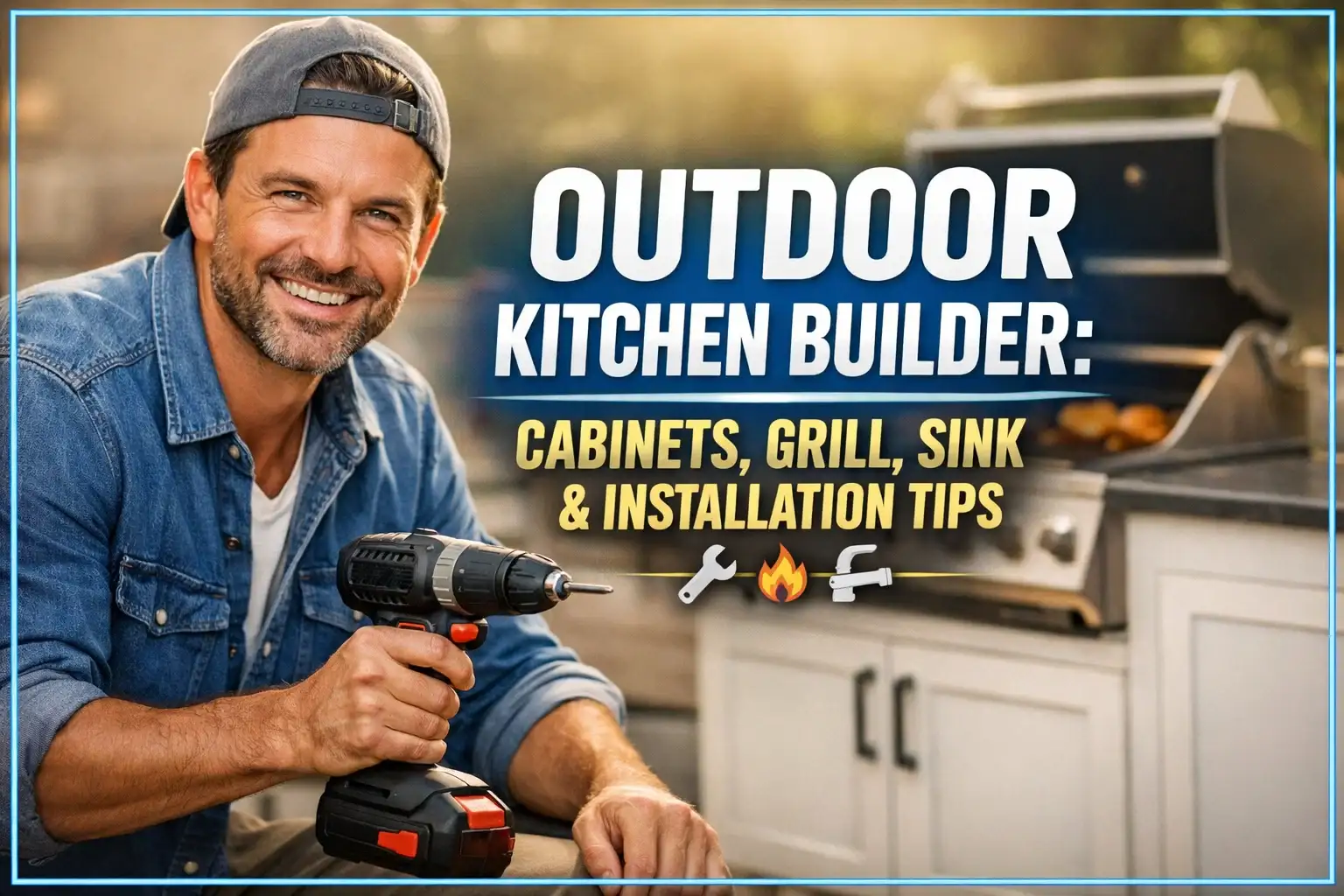Outdoor Kitchen Builder: Cabinets, Grill, Sink & Installation Tips