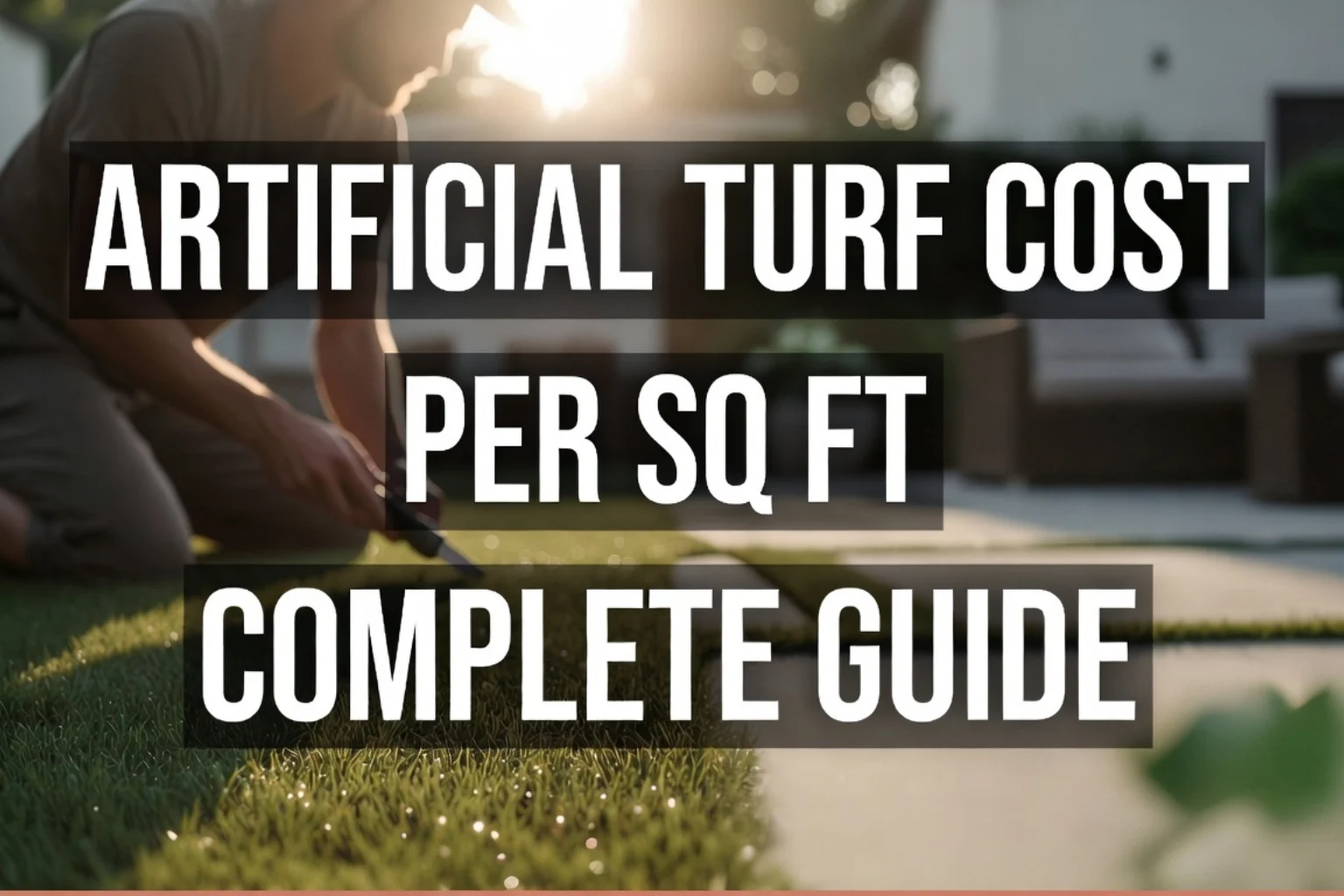Artificial Turf Cost Per Square Foot: Complete Guide